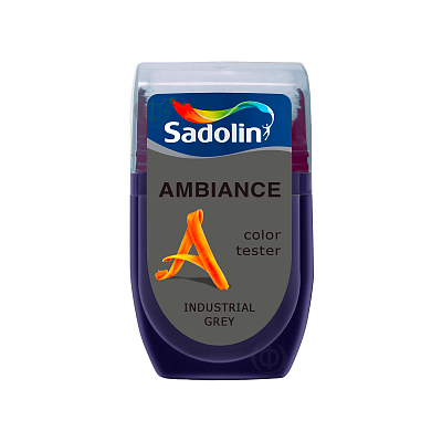 Тестер кольору Sadolin Ambiance Color Tester для стін, Industrial Grey, 30 мл