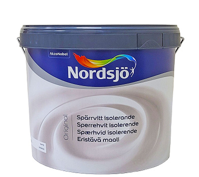 Фарба на водній основі Sadolin Professional Original Spärrvitt Isolerande для стін та стелі, біла, 10 л