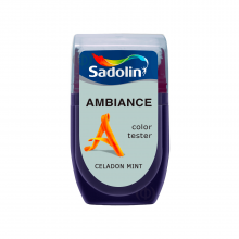 Sadolin Ambiance Color Tester - матова латексна фарба для стін, тестер кольору, Celadon Mint, 30 мл Sadolin Ambiance Color Tester - матова латексна фарба для стін, тестер кольору, Celadon Mint, 30 мл