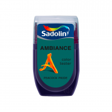 Sadolin Ambiance Color Tester - матова латексна фарба для стін, тестер кольору, Peacock Pride, 30 мл Sadolin Ambiance Color Tester - матова латексна фарба для стін, тестер кольору, Peacock Pride, 30 мл