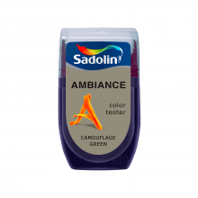 Sadolin Ambiance Color Tester - матова латексна фарба для стін, тестер кольору, Camouflage Green, 30 мл Sadolin Ambiance Color Tester - матова латексна фарба для стін, тестер кольору, Camouflage Green, 30 мл
