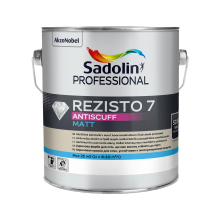 Sadolin Professional Rezisto 7 Antiscuff - матова зносостійка акрилова фарба для стін, біла, база BW, 10 л Sadolin Professional Rezisto 7 Antiscuff - матова зносостійка акрилова фарба для стін, біла, база BW, 10 л