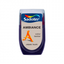 Sadolin Ambiance Color Tester - матова латексна фарба для стін, тестер кольору, Urban Taupe, 30 мл Sadolin Ambiance Color Tester - матова латексна фарба для стін, тестер кольору, Urban Taupe, 30 мл