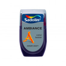 Sadolin Ambiance Color Tester - матова латексна фарба для стін, тестер кольору, Denim Drift, 30 мл Sadolin Ambiance Color Tester - матова латексна фарба для стін, тестер кольору, Denim Drift, 30 мл