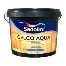 Sadolin Celco Aqua - матовий лак на водній основі для стін та стелі, безбарвний, база BC, 2.5 л Sadolin Celco Aqua - матовий лак на водній основі для стін та стелі, безбарвний, база BC, 2.5 л