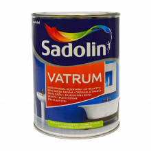 Sadolin Vatrum - напівматова акрилова фарба для стін та стелі, вологостійка, біла, база BW, 1 л Sadolin Vatrum - напівматова акрилова фарба для стін та стелі, вологостійка, біла, база BW, 1 л