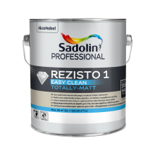 Sadolin Professional Rezisto 1 - глибокоматова брудовідштовхувальна акрилова фарба для стін, безбарвна, база BC, 2.33 л Sadolin Professional Rezisto 1 - глибокоматова брудовідштовхувальна акрилова фарба для стін, безбарвна, база BC, 2.33 л