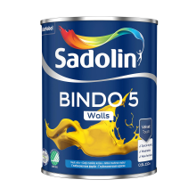 Sadolin Bindo 5 - глибокоматова емульсійна фарба для стін, безбарвна, база BC, 0.84 л Sadolin Bindo 5 - глибокоматова емульсійна фарба для стін, безбарвна, база BC, 0.84 л