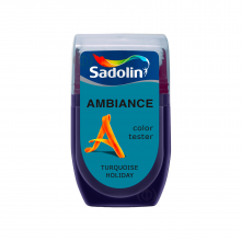 Sadolin Ambiance Color Tester - матова латексна фарба для стін, тестер кольору, Turquoise Holiday, 30 мл Sadolin Ambiance Color Tester - матова латексна фарба для стін, тестер кольору, Turquoise Holiday, 30 мл