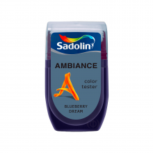 Sadolin Ambiance Color Tester - матова латексна фарба для стін, тестер кольору, Blueberry Dream, 30 мл Sadolin Ambiance Color Tester - матова латексна фарба для стін, тестер кольору, Blueberry Dream, 30 мл