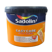 Sadolin EasyCare - матова акрилова фарба для стін і стелі, брудовідштовхувальна, безбарвна, база BC, 9.3 л