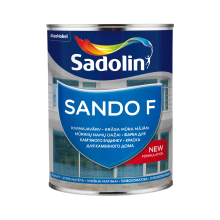 Sadolin Sando F - глибокоматова фарба на водній основі для бетону, біла, база BW, 1 л Sadolin Sando F - глибокоматова фарба на водній основі для бетону, біла, база BW, 1 л