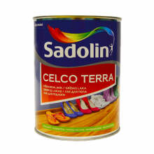 Sadolin Celco Terra - напівматовий алкідний лак для підлоги, безбарвний, 1 л Sadolin Celco Terra - напівматовий алкідний лак для підлоги, безбарвний, 1 л