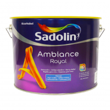 Sadolin Ambiance Royal - глибокоматова акрилова фарба для стін та стелі, біла, база BW, 10 л Sadolin Ambiance Royal - глибокоматова акрилова фарба для стін та стелі, біла, база BW, 10 л
