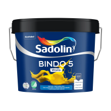 Sadolin Bindo 5 - глибокоматова емульсійна фарба для стін, безбарвна, база BC, 2.33 л Sadolin Bindo 5 - глибокоматова емульсійна фарба для стін, безбарвна, база BC, 2.33 л