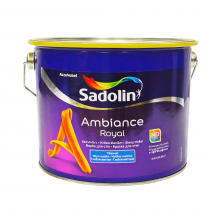Sadolin Ambiance Royal - глибокоматова акрилова фарба для стін та стелі, безбарвна, база BC, 2.33 л Sadolin Ambiance Royal - глибокоматова акрилова фарба для стін та стелі, безбарвна, база BC, 2.33 л