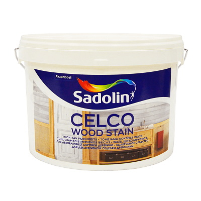 Морилка для дерева Sadolin Celco Wood Stain на водній основі, безбарвна, BC, 2.5 л