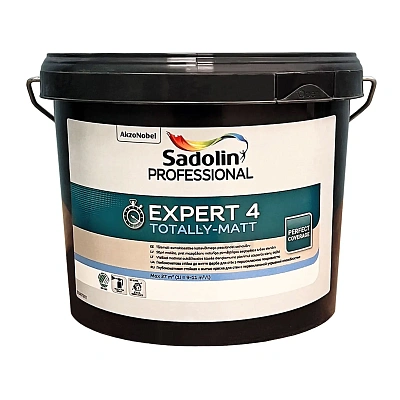 Акрилова фарба Sadolin Professional Expert 4 для стін та стелі, безбарвна, BC, 2.33 л