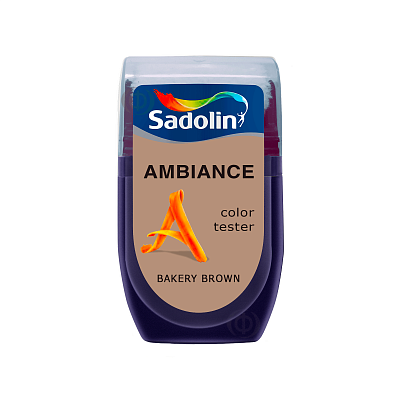Тестер кольору Sadolin Ambiance Color Tester для стін, Bakery Brown, 30 мл