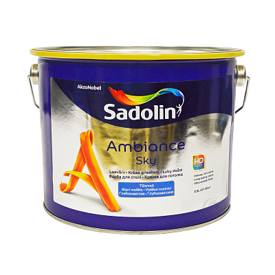 Латексна фарба Sadolin Ambiance Sky для стелі, біла, 2.5 л