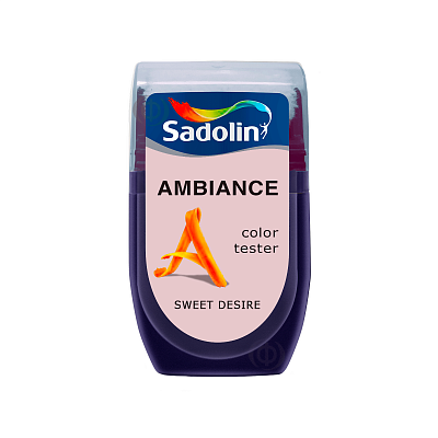 Тестер кольору Sadolin Ambiance Color Tester для стін, Sweet Desire, 30 мл